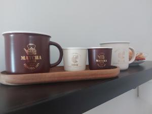 Coffee and tea making facilities at I Tre marchi Rooms / Camera Mare