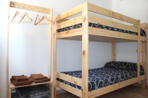 デルテブレにあるLo Rallの二段ベッド2組付きの二段ベッド付きの部屋