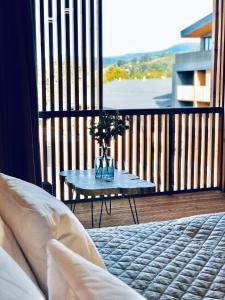 Balkón alebo terasa v ubytovaní TEE ROOM Čeladná & wellness