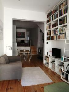 Χώρος καθιστικού στο Casa dos Pátios
