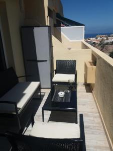 Balkón alebo terasa v ubytovaní Mareverde Apartament