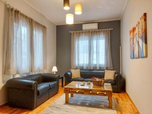 A seating area at "Vasiliki" Home