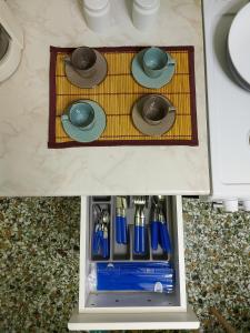 A kitchen or kitchenette at "Vasiliki" Home Még 11 kép