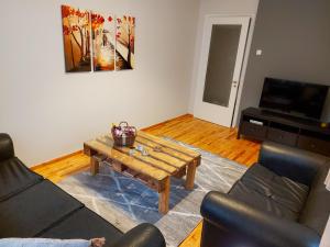 A seating area at "Vasiliki" Home