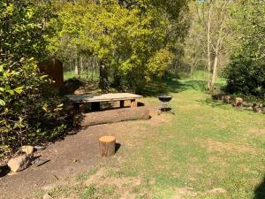 A garden outside Casa de camp Les Tretes