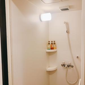Koupelna v ubytování Hilo Hostel