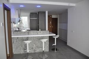 Kuchyňa alebo kuchynka v ubytovaní Magnifique appartement avec une incroyable vue sur mer