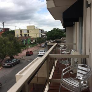En balkon eller terrasse på Hotel Rex