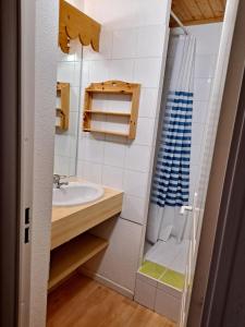 Um banheiro em Duplex résidence ALDEBARAN RISOUL - 3 pièces - 8 personnes