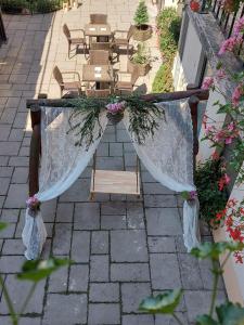 Balkón nebo terasa v ubytování Hotel Litovel