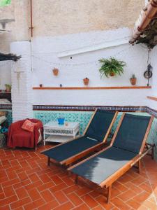 Bazén v ubytování Oripando Hostel nebo v jeho okolí