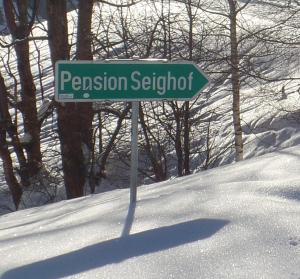 Pension Seighof v zimě