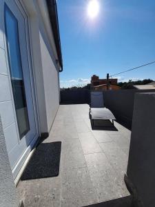 Balkón nebo terasa v ubytování Apartmani Callista