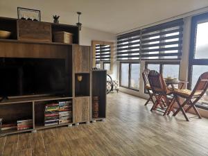 TV a/nebo společenská místnost v ubytování LAKI apartman