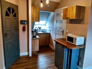 Kuchnia lub aneks kuchenny w obiekcie Drzewna Apartamenty - Kupiecka 5