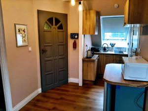 Kuchnia lub aneks kuchenny w obiekcie Drzewna Apartamenty - Kupiecka 5