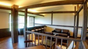 A seating area at FUTO HOUSE -Ippon no Enpitsu-