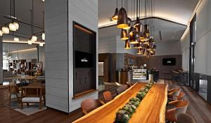 TV a/nebo společenská místnost v ubytování Revier Hotel - Dubai