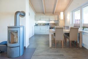 Η κουζίνα ή μικρή κουζίνα στο Ferienhaus Helgoland