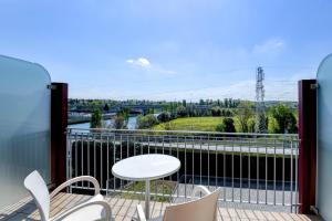 Balkón nebo terasa v ubytování Hotel Rivus