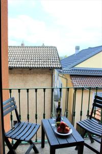 Balkón nebo terasa v ubytování Trarego haus