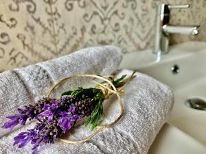 ห้องน้ำของ Albergo Suisse Bellevue