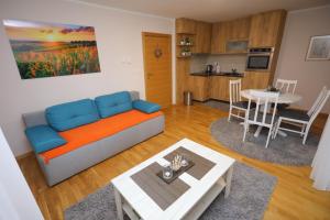 Kuchyň nebo kuchyňský kout v ubytování Mipet apartmani