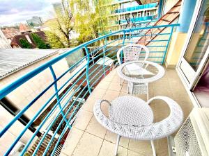 En balkong eller terrasse på Roselio City Home