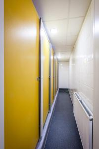 a bathroom with a shower stall and a walk in shower at LSE Carr-Saunders Hall in London