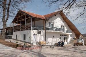 Budova, kde se aparthotel nachází