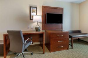 TV a/nebo společenská místnost v ubytování Comfort Inn & Suites Euless DFW West