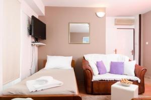 TV a/nebo společenská místnost v ubytování Guest House Ćuk