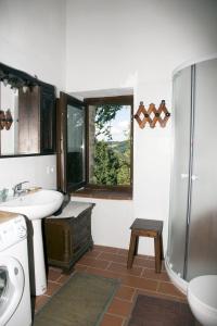 Koupelna v ubytování B&B BOSCOVECCHIO