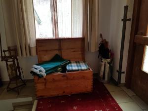 Łóżko lub łóżka w pokoju w obiekcie Feriendomizil Wetzelberger