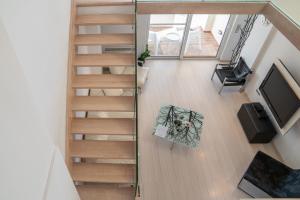 TV o dispositivi per l'intrattenimento presso Seaside Maisonette in Itea