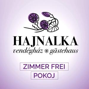 Certifikát, ocenenie alebo iný dokument vystavený v ubytovaní Hajnalka vendégház