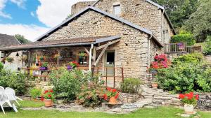 Κήπος έξω από το Le Cottage du Château