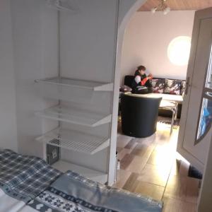 Ein Bett oder Betten in einem Zimmer der Unterkunft Am Schwielochsee 2