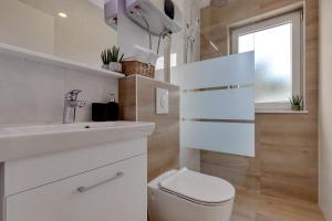Koupelna v ubytování Studio apartmani Buljan