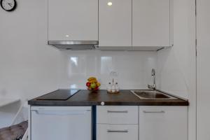 Kuchyň nebo kuchyňský kout v ubytování Studio apartmani Buljan