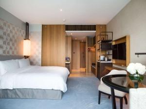 Letto o letti in una camera di Kerry Hotel Hong Kong by Shangri-la