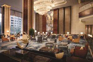Posezení v ubytování Shangri-La Hefei