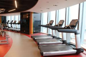 Fitness centrum a/nebo fitness zařízení v ubytování Shangri-La Yiwu - Close to Yiwu International Trade Market