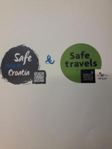 Certifikát, hodnocení, plakát nebo jiný dokument vystavený v ubytování Apartmani Prpić