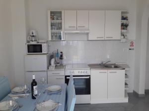 Kuchyň nebo kuchyňský kout v ubytování Apartmani Prpić