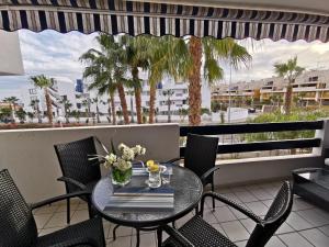 A balcony or terrace at Otylia La Calma Sun Apartment With Sea View