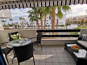 A balcony or terrace at Otylia La Calma Sun Apartment With Sea View
