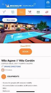 Basen w obiekcie Villa Agave // Villa Cardón lub w pobliżu
