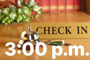 a close up of a check in sign with a bell at Hotel Cosmos in Tamasopo