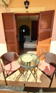 Χώρος καθιστικού στο Sunny Almond Studios